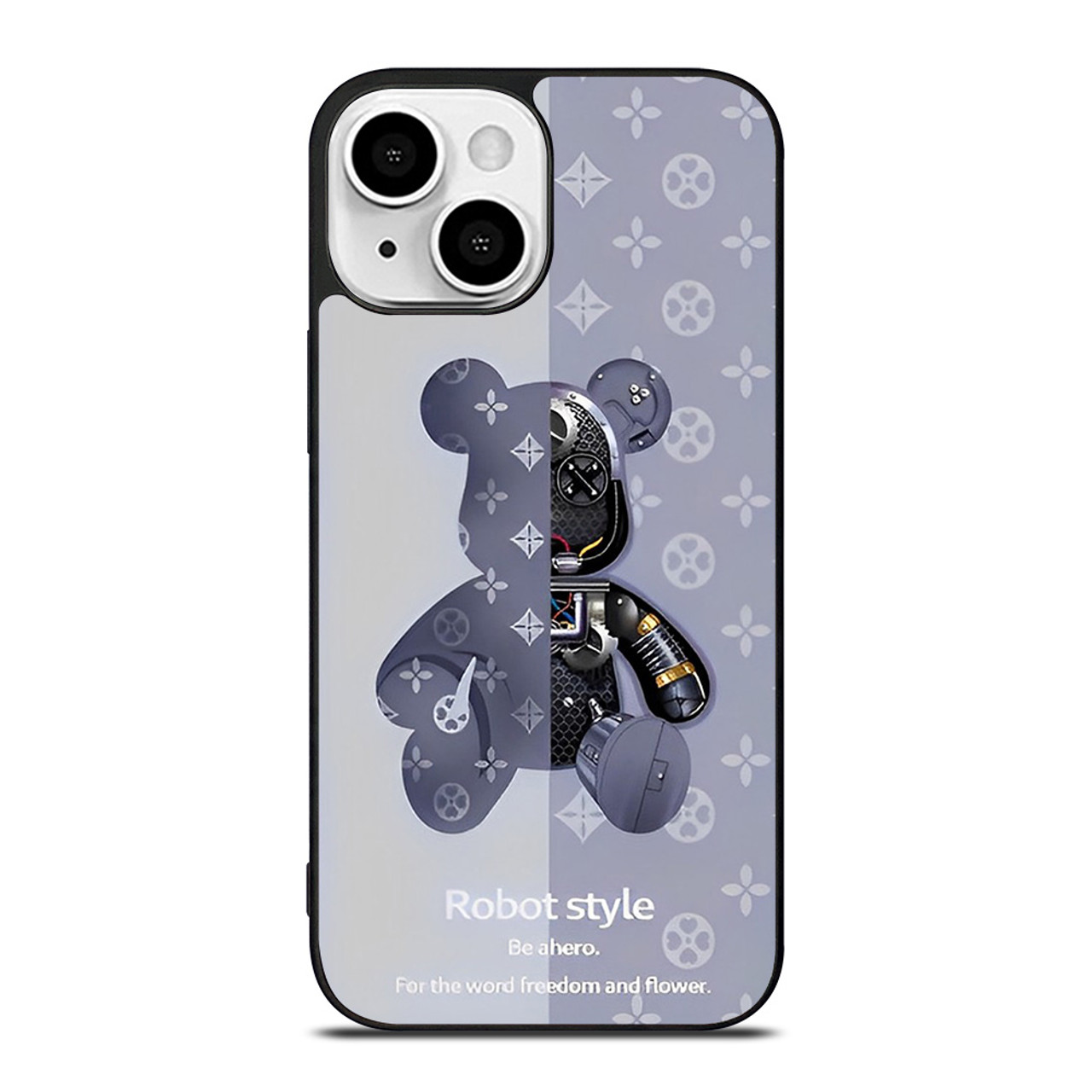 BEAR BRICK KAWS ROBOT STYLE iPhone 13 Mini Case Cover